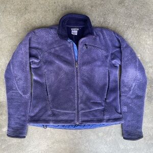 RARE VINTAGE FUZZY PATAGONIA OUTDOORS WOMENS ZIP UP FLEECE JACKET